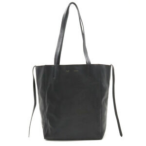 Celine Cabas Phantom Tote Bag Shoulder Hobo Leather Black